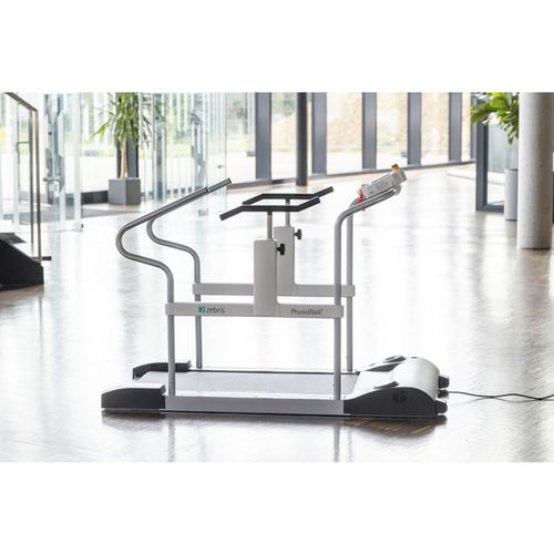 Беговая дорожка с поручнем - PhysioWalk® - zebris Medical - с опорой для подмышек