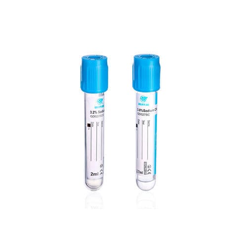 Пробоотборная трубка для анализа коагуляции - GD018SC - Zhejiang Gongdong Medical Technology - цилиндрическая / крови / плазменная
