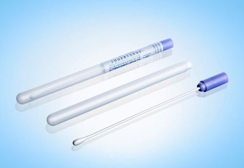 Лабораторный зонд-тампон - G1022 - Zhejiang Gongdong Medical Technology - с пробиркой для опытов / из хлопка / из пластика