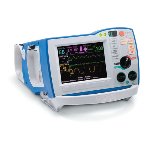 Полуавтоматический внешний дефибриллятор - R series® - ZOLL Medical Corporation - для общественных мест / двухфазный / с мультипараметрическим монитором