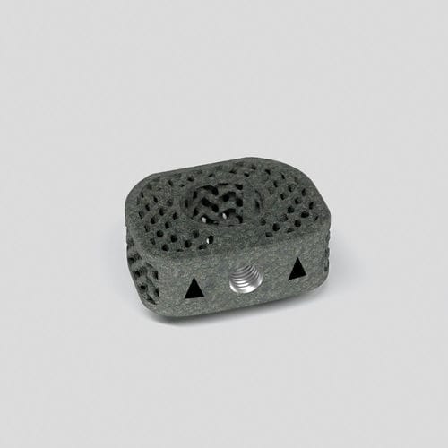 Межтеловой кейдж шеи - CeSPACE® 3D - Aesculap® - через передний отдел / изготовленный методом 3D-печати