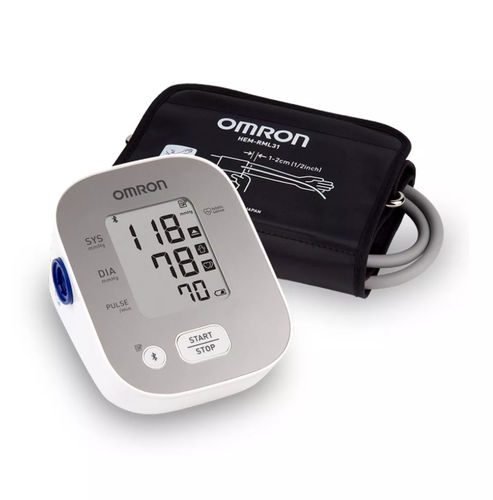 Автоматический электронный тонометр - Bronze  - Omron Healthcare USA - Bluetooth / с заряжаемой батареей / с манжетой для взрослых