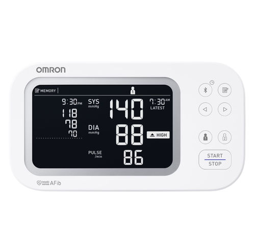 Осциллометрический электронный тонометр - Platinum  - Omron Healthcare USA - автоматический / Bluetooth / с заряжаемой батареей