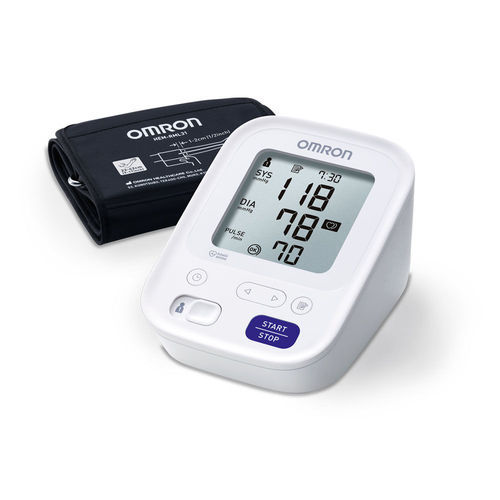 Автоматический электронный тонометр - M3 - Omron Healthcare Europe - осциллометрический / с манжетой для взрослых / 2x60