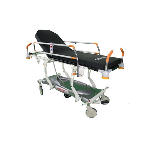 Транспортная тележка-каталка - Skiff Ambu - Acime Frame - для неотложной помощи / гидравлическая / с регулируемой высотой