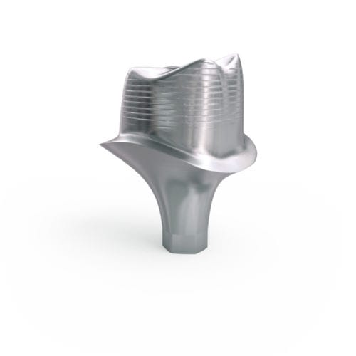Абатмент из титана - Atlantis™ - Dentsply Sirona - внутренний / прямой / с цементом