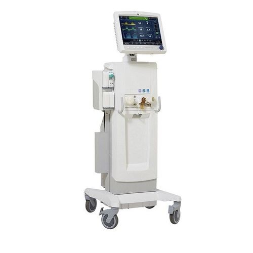 Аппарат ИВЛ для интенсивной терапии - CARESCAPE R860 - GE Healthcare - электронный / на роликах