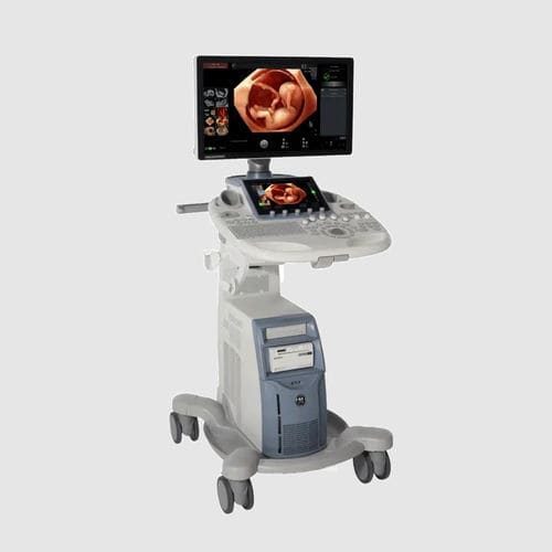 Ультразвуковой сканер на платформе, компактный - Voluson™ S8 Touch - GE Healthcare - для эхографии в акушерстве и гинекологии / черно-белый / цветовой допплер