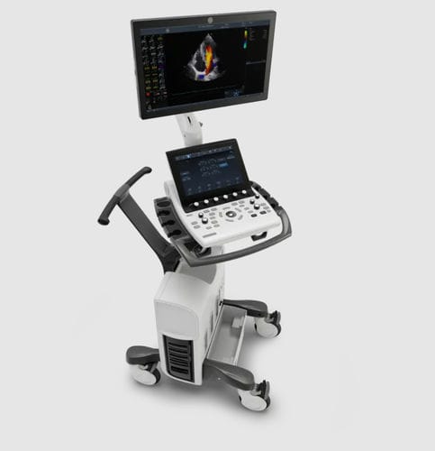 Ультразвуковой сканер на платформе, компактный - Vivid™ S60N - GE Healthcare - для сердечно-сосудистой эхографии / черно-белый / цветовой допплер