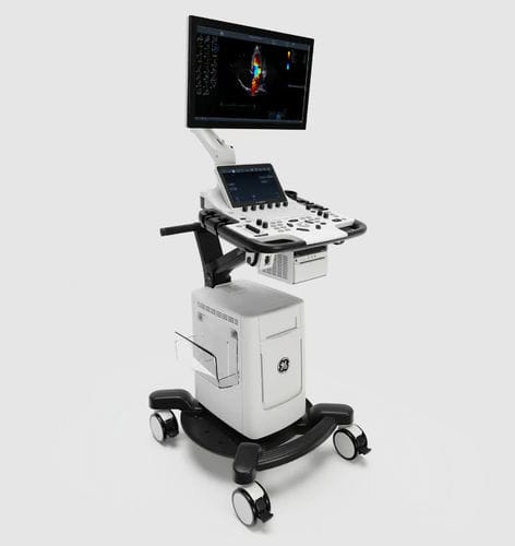 Ультразвуковой сканер на платформе, компактный - Vivid™ T9 Matrix - GE Healthcare - для сердечно-сосудистой эхографии / черно-белый / цветовой допплер