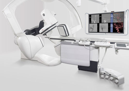 Цифровой система флюороскопии - Innova™ IGS 6 - GE Healthcare - для черепной флюороскопии / с усилителем яркости, прикрепленным к полу / с потолочным усилителем яркости