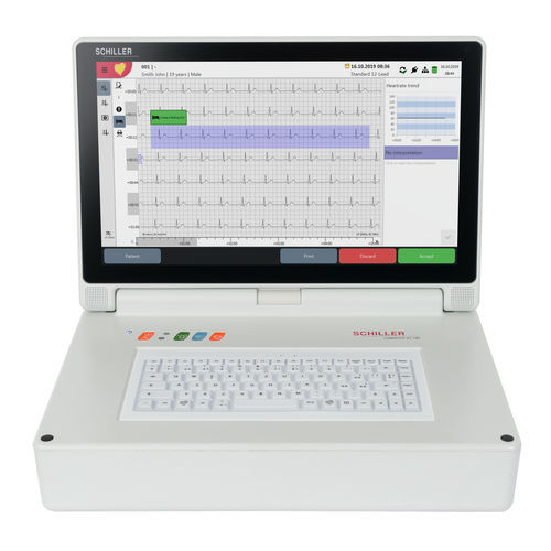Электрокардиограф для спокойного состояния - CARDIOVIT AT-180 - SCHILLER - с физической нагрузкой / 16 каналов / цифровой