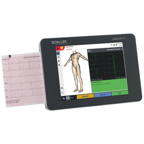 Электрокардиограф для спокойного состояния - CARDIOVIT FT-1 - SCHILLER - 12 каналов / цифровой / для планшета