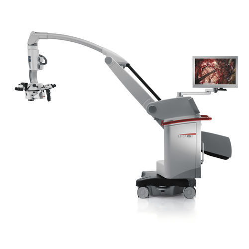 Операционный микроскоп для нейрохирургии - M530 OHX - Leica Microsystems - на роликах