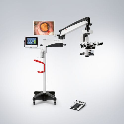 Операционный микроскоп для офтальмолога - M822 series - Leica Microsystems - на роликах