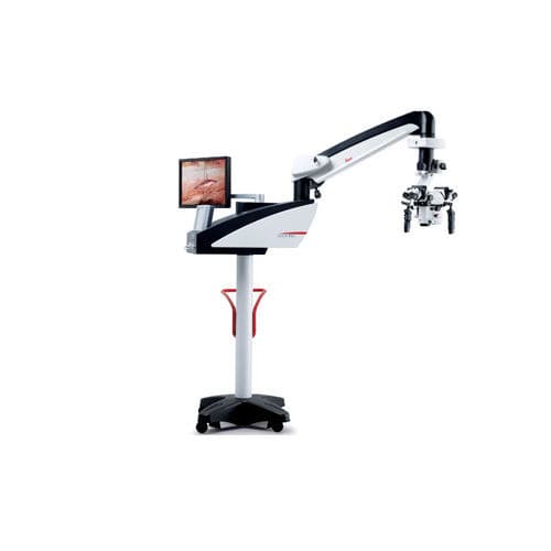 Операционный микроскоп ЛОР - M525 F50 - Leica Microsystems - для нейрохирургии / на роликах