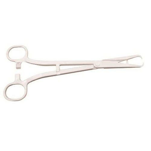 Зажим для гинекологии - 250 mm | 01.130 - Gyneas - Поцци / одноразовый / прямой