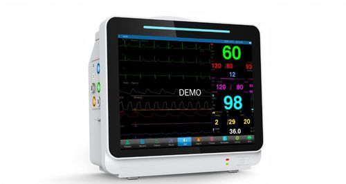Настольный монитор пациента - VK12 - Guangzhou Sunray Medical Equipment Co., Ltd. - прикроватный / RESP / SpO2