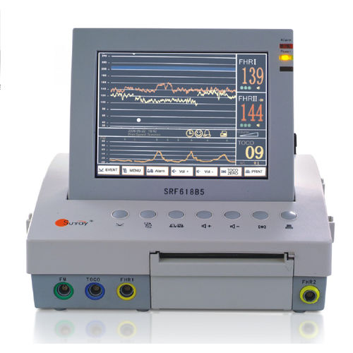 Фетальный монитор ЧСС - SRF618 B5 - Guangzhou Sunray Medical Apparatus - ЧСС двух плодов / TOCO / с беспроводной сетью