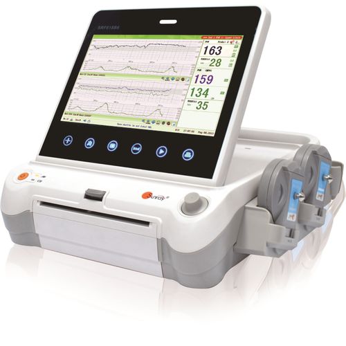 Фетальный монитор ЧСС - SRF618B6 - Guangzhou Sunray Medical Apparatus - с сенсорным экраном / с беспроводной сетью