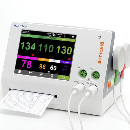 Фетальный монитор ЧСС двух плодов - Team3 - Huntleigh Healthcare - SpO2 / ЧСС / с принтером