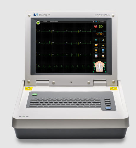 Электрокардиограф для спокойного состояния - CardioExpress SL18A - Spacelabs Healthcare - 18 каналов / цифровой / с клавиатурой