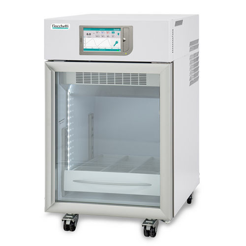 Холодильник для банка крови - EMOTECA 100 TOUCH - Fiocchetti Scientific - компактный / 1 дверца / со стеклянной дверью