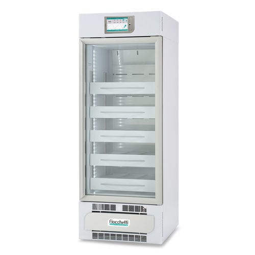 Холодильник для банка крови - EMOTECA 250 TOUCH - Fiocchetti Scientific - в виде шкафа / 1 дверца / со стеклянной дверью