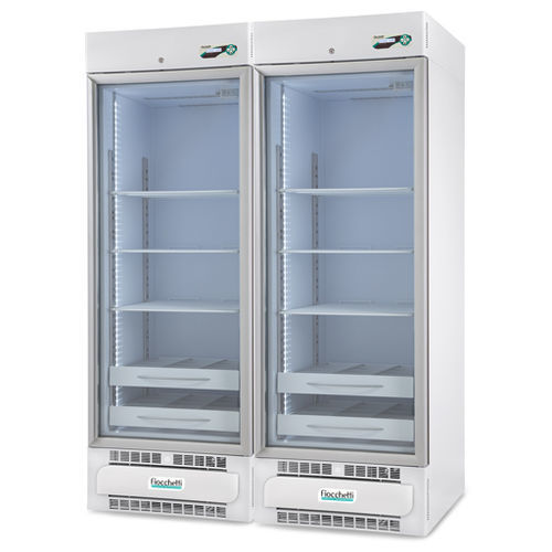 Фармацевтический холодильник - MEDIKA 2T 1000 ECT-F PLUS - Fiocchetti Scientific - для больниц / в виде шкафа / на роликах