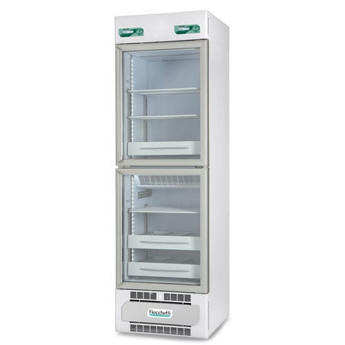 Фармацевтический холодильник - MEDIKA 2T 400 ECT-F - Fiocchetti Scientific - вертикальный / 2 дверцы / со стеклянной дверью