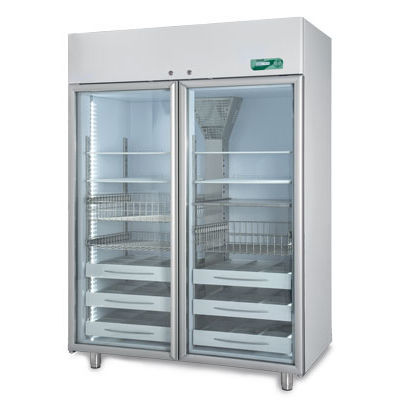 Фармацевтический холодильник - MEDIKA 1500 ECT-F - Fiocchetti Scientific - для больниц / для лаборатории / вертикальный