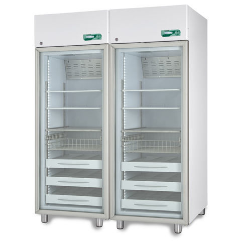 Фармацевтический холодильник - MEDIKA 2T 1500 ECT-F - Fiocchetti Scientific - для вакцин / для больниц / для клинической лабoратории