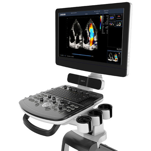 Ультразвуковой сканер на платформе, компактный - QBit 9 - CHISON Medical Technologies - для сердечно-сосудистой эхографии / цветовой допплер / черно-белый