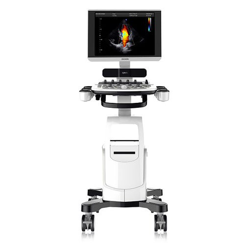 Ультразвуковой сканер на платформе, компактный - QBit 5 - CHISON Medical Technologies - для УЗИ легких / цветовой допплер / черно-белый