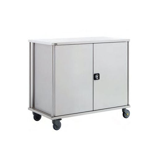 Чистая тележка с мешками - 40655 - Üzümcü Medical Devices - для больниц / 2 дверцы / 1 полка