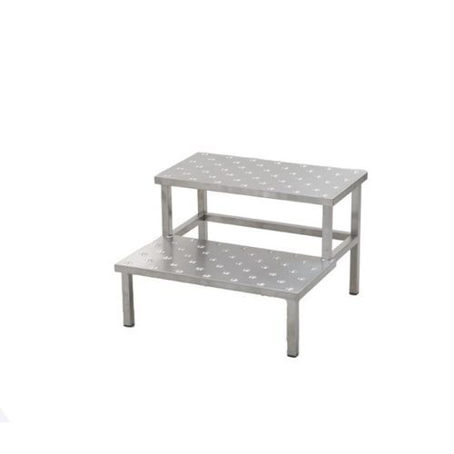 Ступенька 2 ступени - 40630 - Üzümcü Medical Devices - из нержавеющей стали / противоскользящая