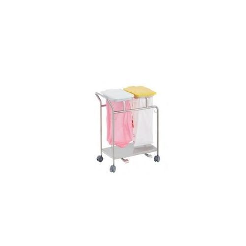 Тележка с мешками для прачечных - 40861 - Üzümcü Medical Devices - для домашнего хозяйства / 2 мешка / из нержавеющей стали