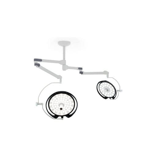 Потолочный хирургический светильник - DL-62C - Üzümcü Medical Devices - светодиодный / 2 штатива / 96