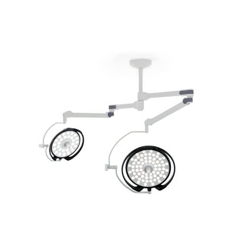 Потолочный хирургический светильник - DL-62D - Üzümcü Medical Devices - светодиодный / 2 штатива / 96