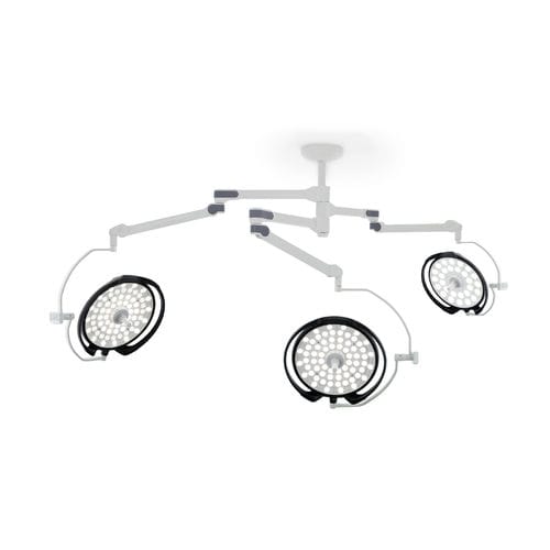 Потолочный хирургический светильник - DL-662D - Üzümcü Medical Devices - светодиодный / 3 штатива / 96