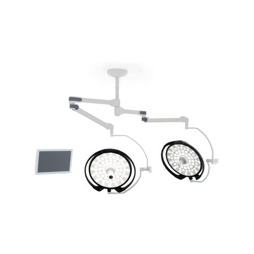 Потолочный хирургический светильник - DL-66CM - Üzümcü Medical Devices - светодиодный / 3 штатива / 96