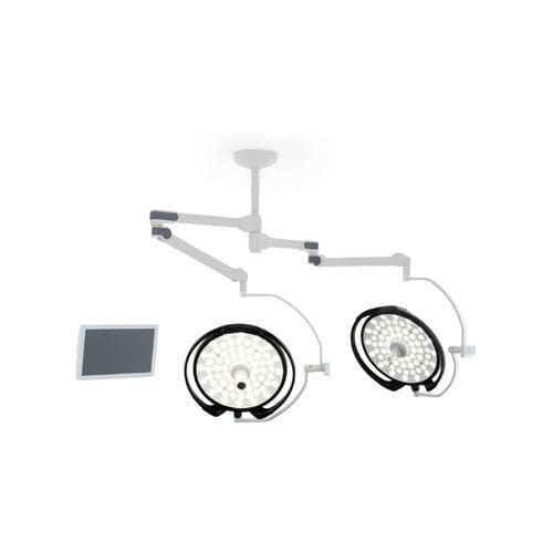 Потолочный хирургический светильник - DL-66CMW - Üzümcü Medical Devices - светодиодный / 2 штатива / 96