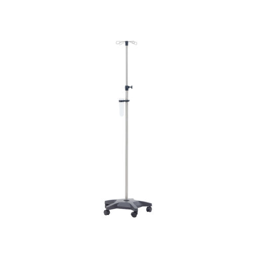 Стойка для сыворотки на роликах - 10310 - Üzümcü Medical Devices - 4 крюка / из нержавеющей стали