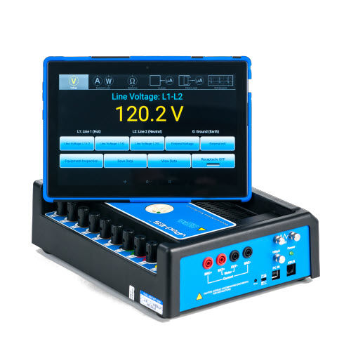 Тестер электробезопасности - vPad-ES 2 - Datrend Systems - для медицинских приборов / переносной / с сенсорным экраном