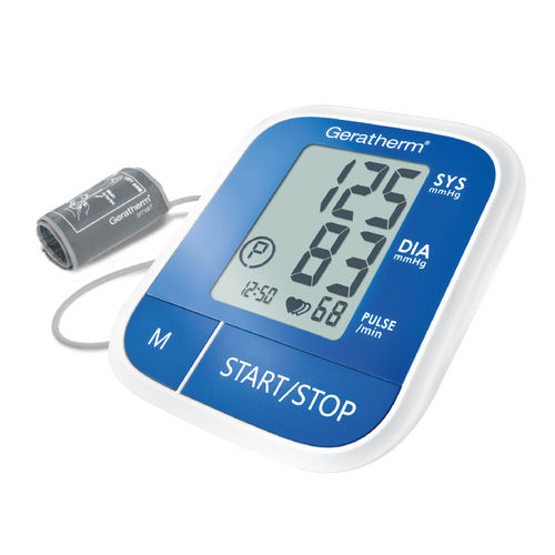 Осциллометрический электронный тонометр - GT-1775 - Geratherm Medical AG - с заряжаемой батареей / с манжетой для взрослых / умный