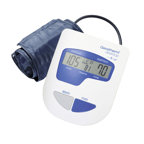 Осциллометрический электронный тонометр - GP-6621 - Geratherm Medical AG - настольный / с заряжаемой батареей / с манжетой для взрослых