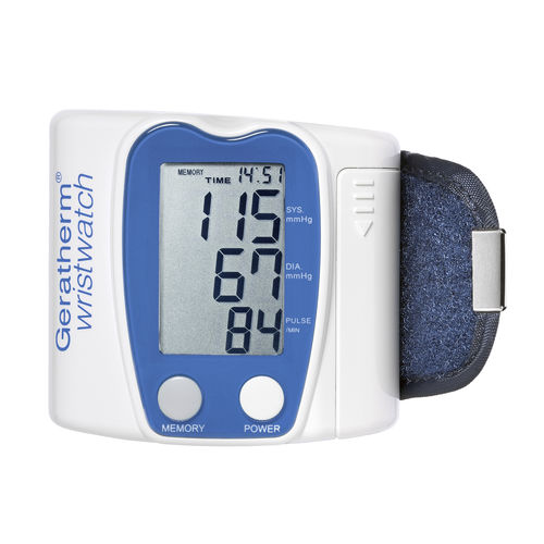 Осциллометрический электронный тонометр - KP-6130 - Geratherm Medical AG - на запястье / с манжетой / с заряжаемой батареей
