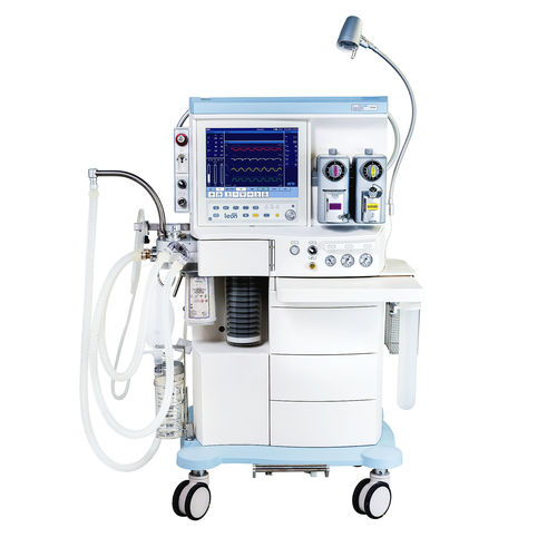 Установка для анестезии на тележке - Leon plus - Löwenstein Medical - с респираторным мониторингом / с вентилятором / с системой отвода анестезиологических газов
