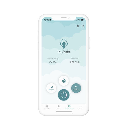Мобильное приложение для управления - prisma  - Löwenstein Medical - медицинский / PPC / Android