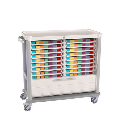Медицинская тележка - Eolis® COMPACT - VILLARD MÉDICAL - для больниц / для расходных материалов / транспортная